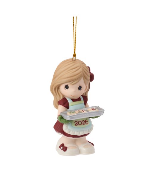 Dated 2026 Girl Ornament - Multi