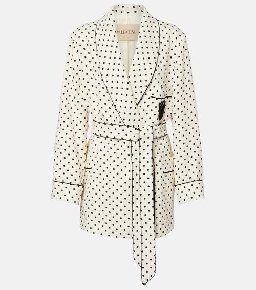Plus De Pois belted jacket