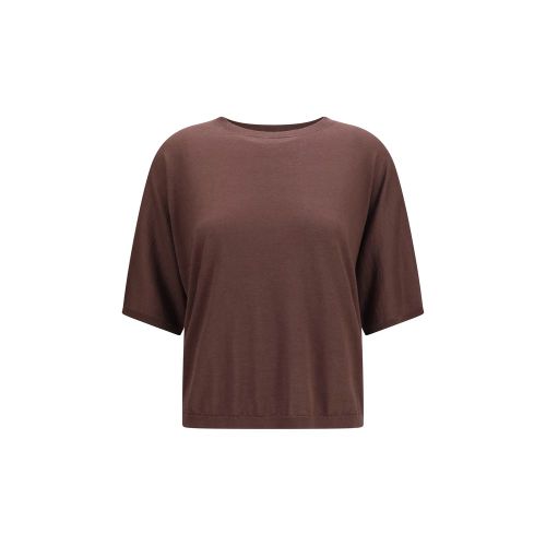 Cashmere and Silk Blend Sweater — Purple
