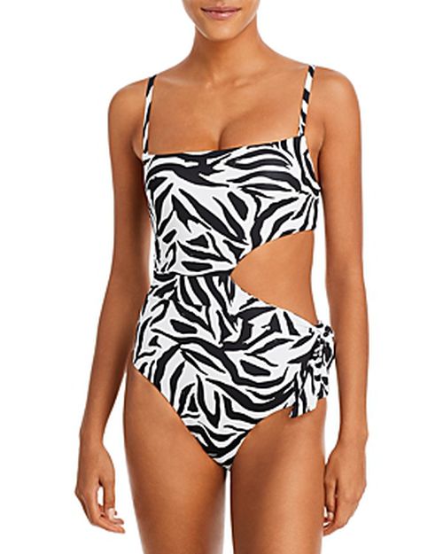 Swim Sashed Cutout One Piece Swimsuit - 100% Exclusive