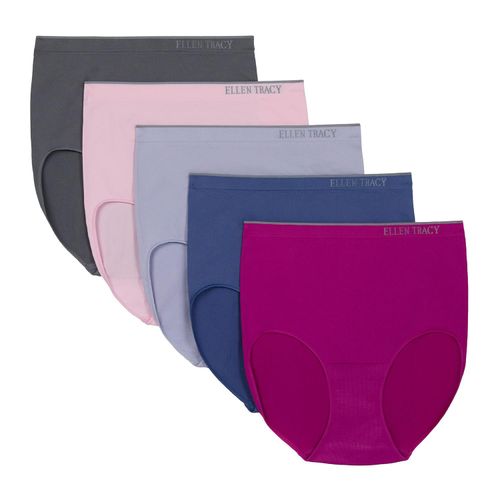 Women's 5-Pack Seamless Brief - Fuchsia S:- Fuchsia