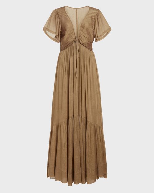 Isabel Marant Dress Agathe Khaki EUR