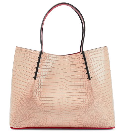Cabarock Small croc-effect leather tote