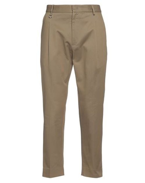 Man Pants Military green Size 33 Cotton, Elastane