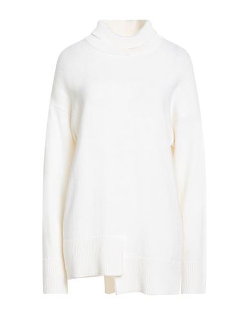 Woman Turtleneck Ivory Size 6 Wool, Viscose, Polyamide, Cashmere