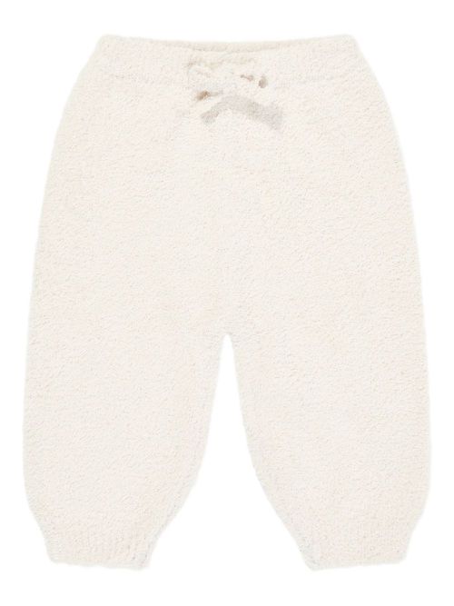 7AM KIDS textured trousers - White