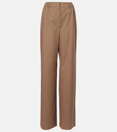 Salpa virgin wool straight pants