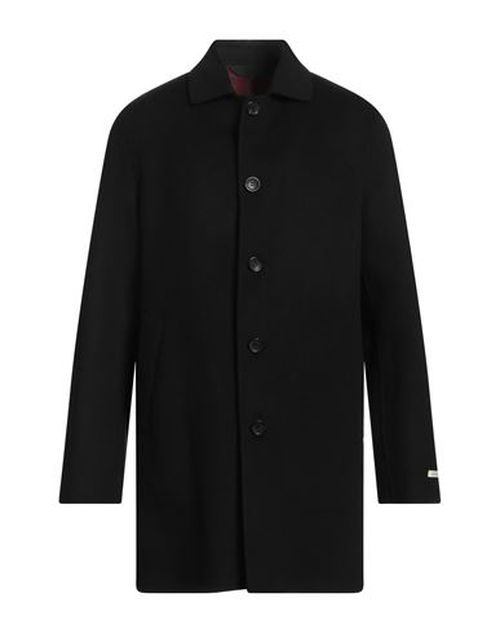 Paltò Man Coat Black Size 44 Wool, Nylon