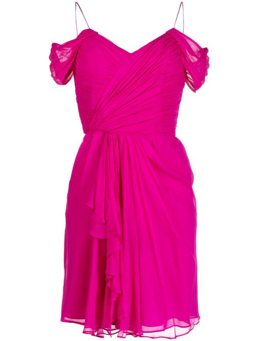 Sandrelli silk georgette minidress - Pink
