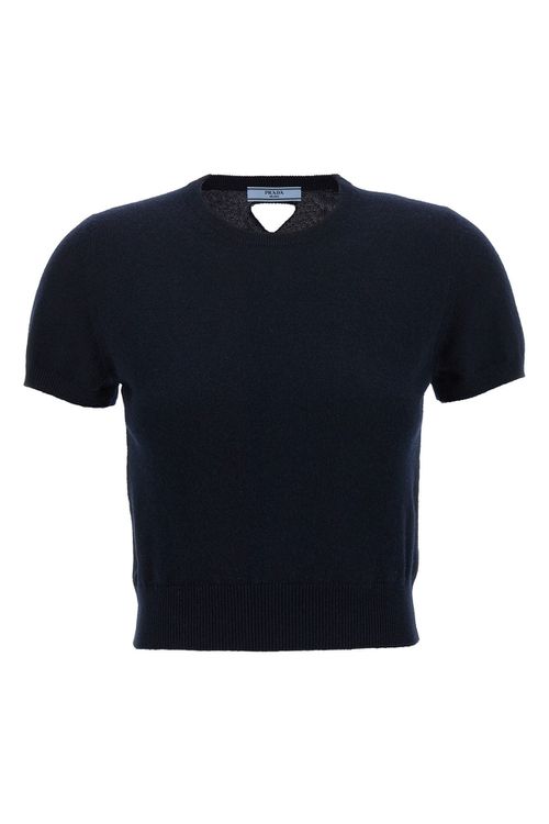 Cut-Out Logo Sweater