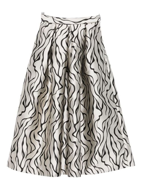 Lunatica Milano Printed Midi Skirt