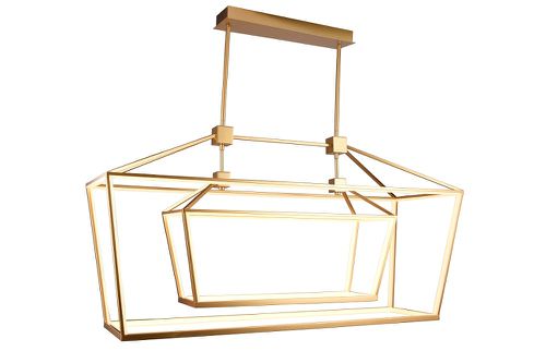 Park Ave. LED Chandelier in Gold