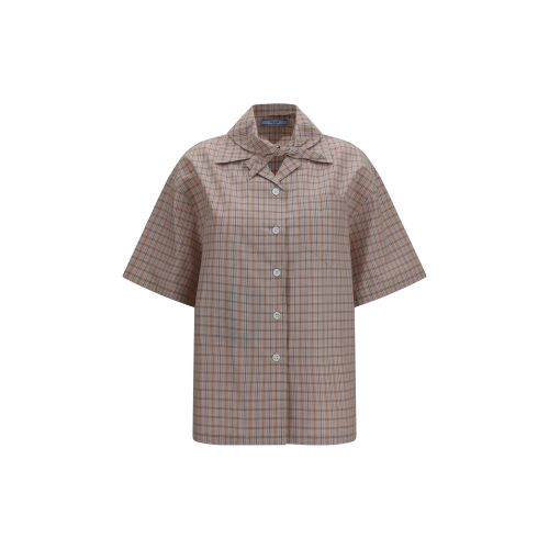Check Cotton Shirt — Multicolor