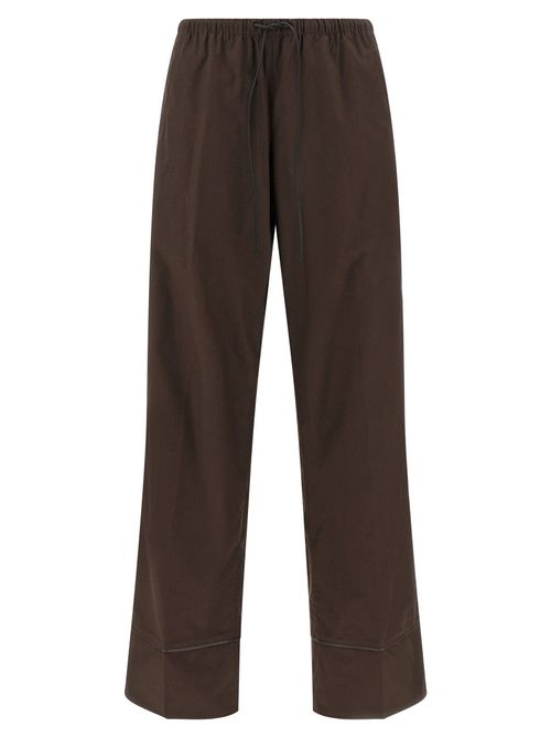 Leather Insert Pants