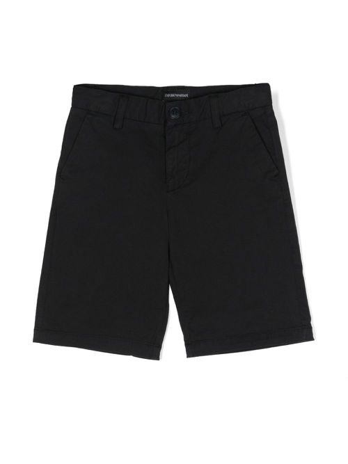 Logo-plaque bermuda shorts - Blue