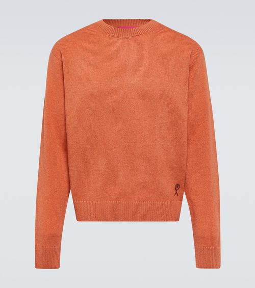 Embroidered cashmere sweater