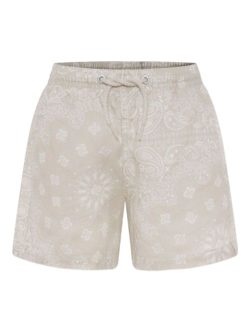 Linen swim shorts - Neutrals