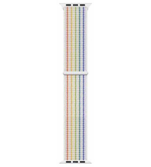 38/40/41mm Nylon Apple Watch Sport Loop Band Rainbow