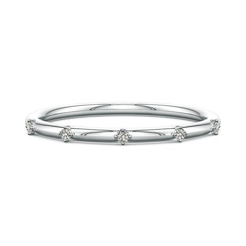 Angara 1.2 MM Round Diamond Five-Stone Station Ring in 18K White Gold