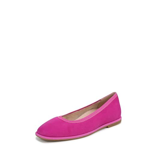 Vionic Women's Caroll 2.0 Ballet Flat Rugby Tan Tumbled Leather