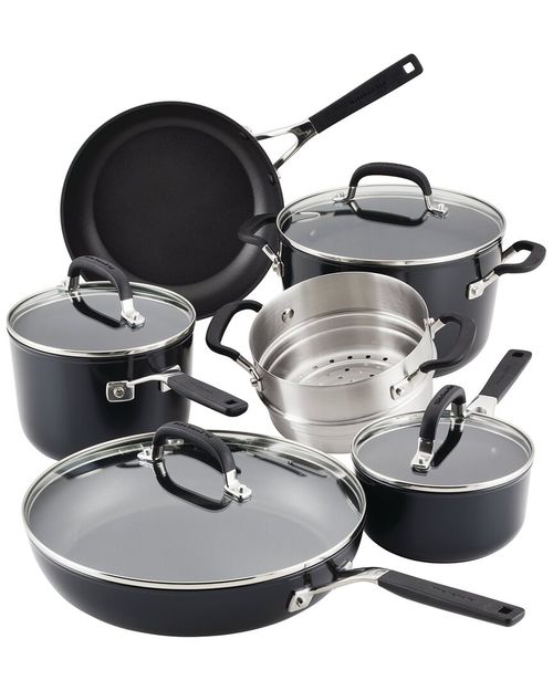 Hard-Anodized Nonstick Cookware Pots and Pans Set