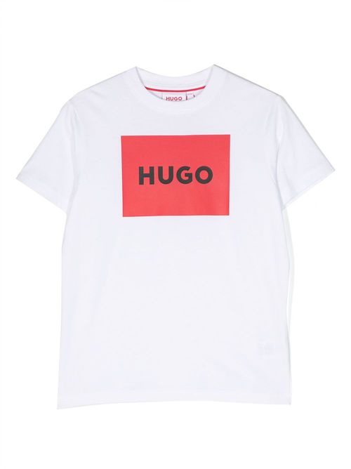 Logo-print crew-neck T-shirt - White