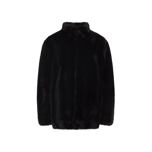 Faux Fur Turtleneck Jacket