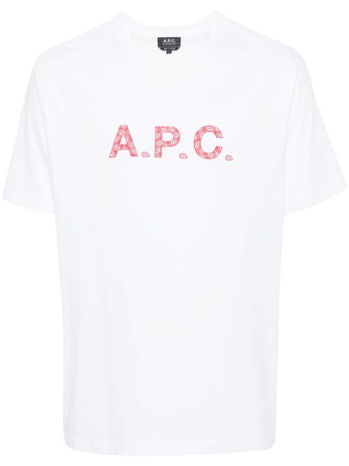 A.P.C. ロゴ Tシャツ - ホワイト