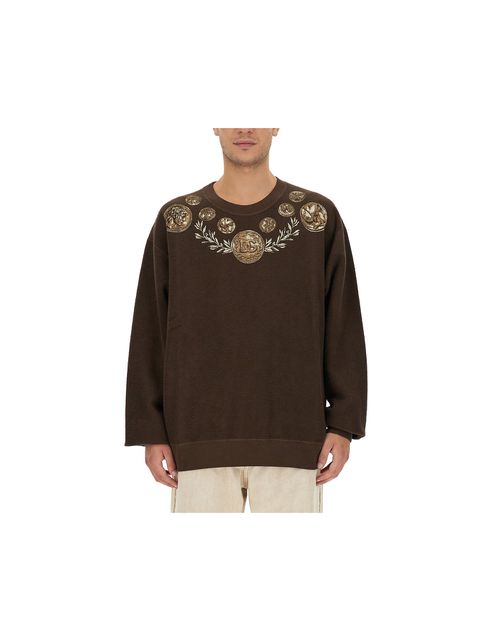 Sweat-shirts Coin Print Sweatshirt