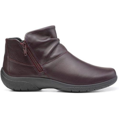 Hotter Extra Wide 'murmur' Ankle Boots In Wine