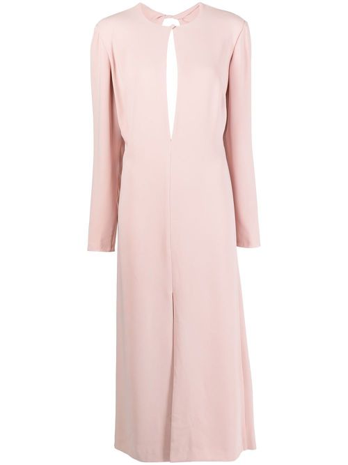 Open back evening dress - Pink
