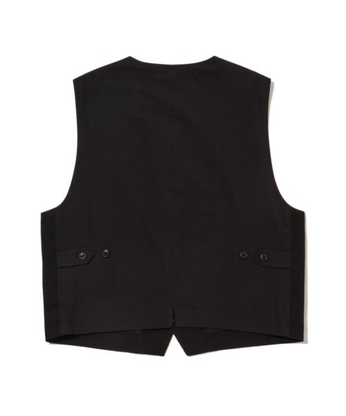Faded HBT Work Vest Black_FS1WV21U