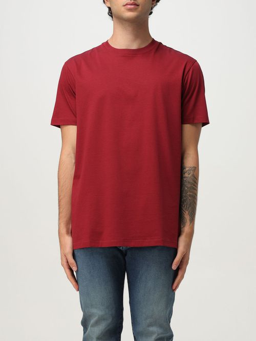 T-Shirt Men color Burgundy