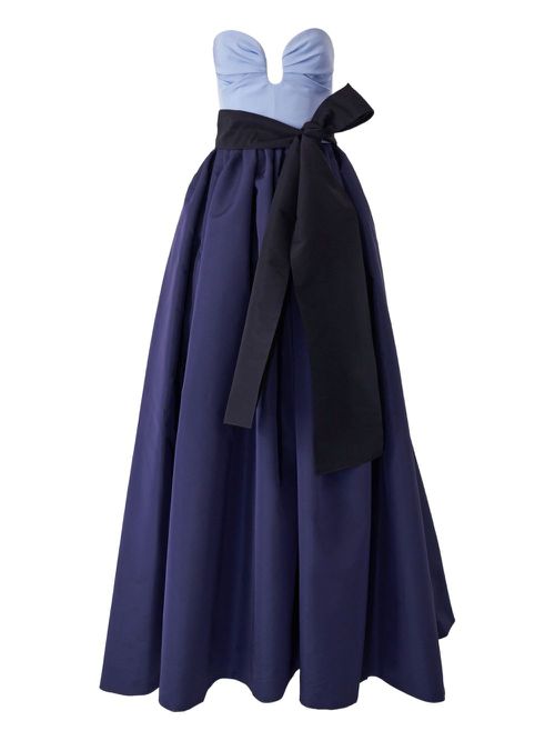 Colourblock gown - Blue