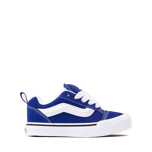 Vans Knu Skool Skate Shoe - Little Kid - Blue / True White