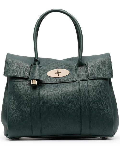 Bayswater heavy-grain tote bag - Green