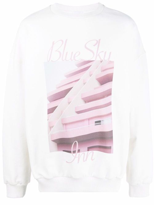 Logo print sweatshirt - Neutrals