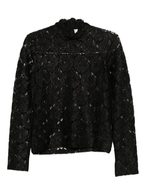 High Turtleneck with Center Back Zip - Size 34