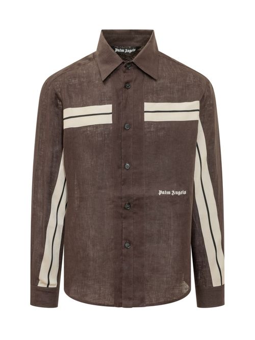 Brown Regular Stripes Shirt