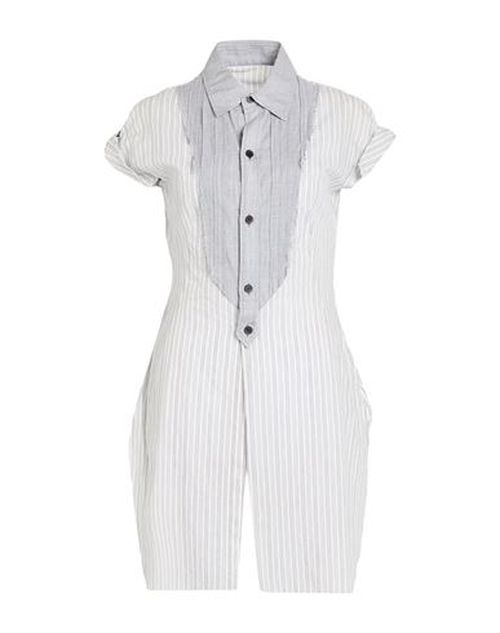 Woman Shirt Grey Size 1 Cotton, Cupro, Linen