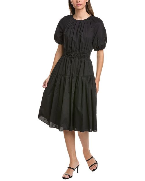 Poplin Smocked Dress