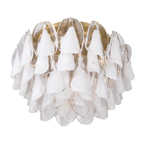 Legacy Brass Flush Mount from the Verla Crest Collection