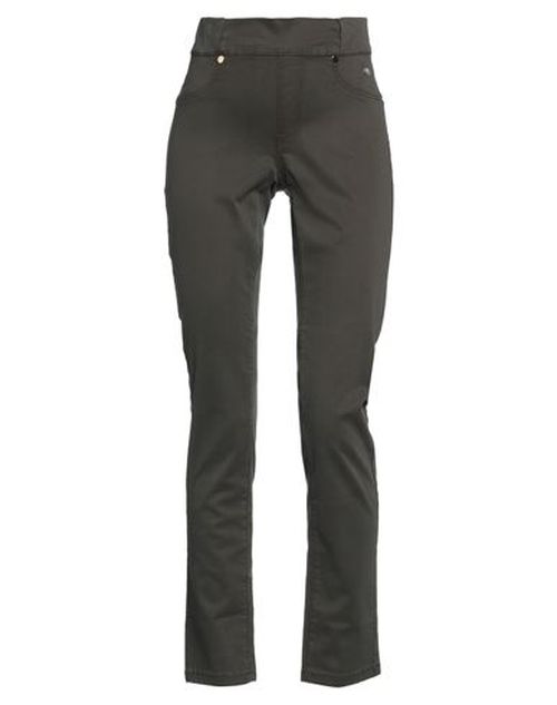 Woman Pants Military green Size 8 Cotton, Elastane