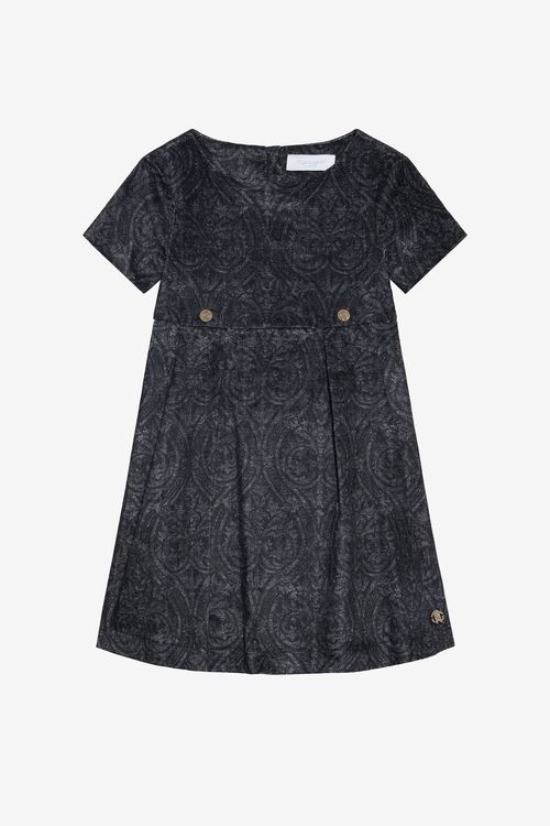 Black Dress With Floral Print