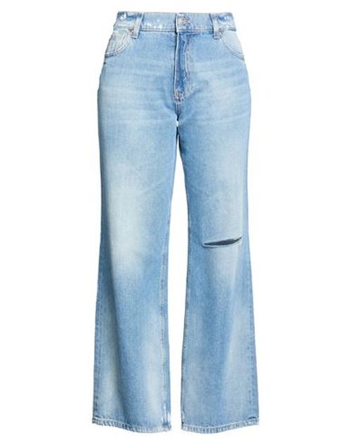 Woman Jeans Blue Size M Cotton