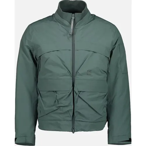 CP Company Men's Micro-M Down Jacket - Blue - : 44/Regular