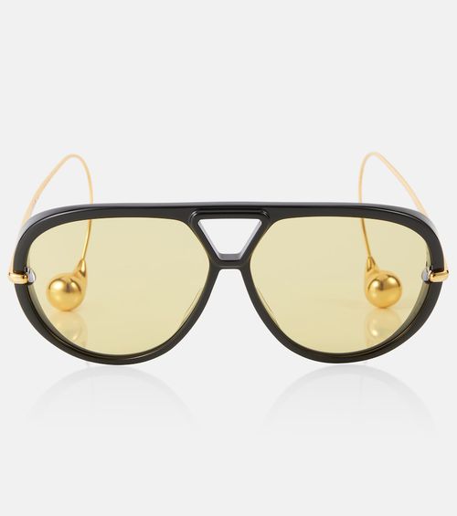 Drop aviator sunglasses