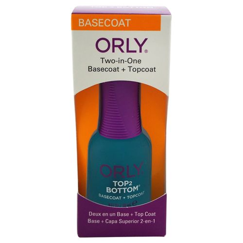 Top 2 Bottom Basecoat Plus Topcoat by for Women - 0.6 oz Nail Polish