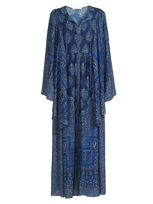 Women's Salem Chiffon Maxi Dress - Indigo Multi