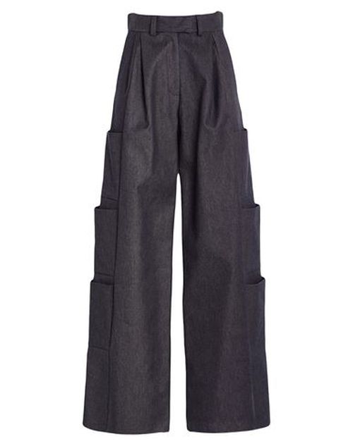 Woman Jeans Blue Size S Wool